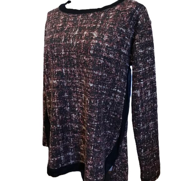 JONES NEW YORK Woman’s Multicolor Top Blouse Shirt. Tex Tweed Sandstone Size 3X - Picture 4 of 4